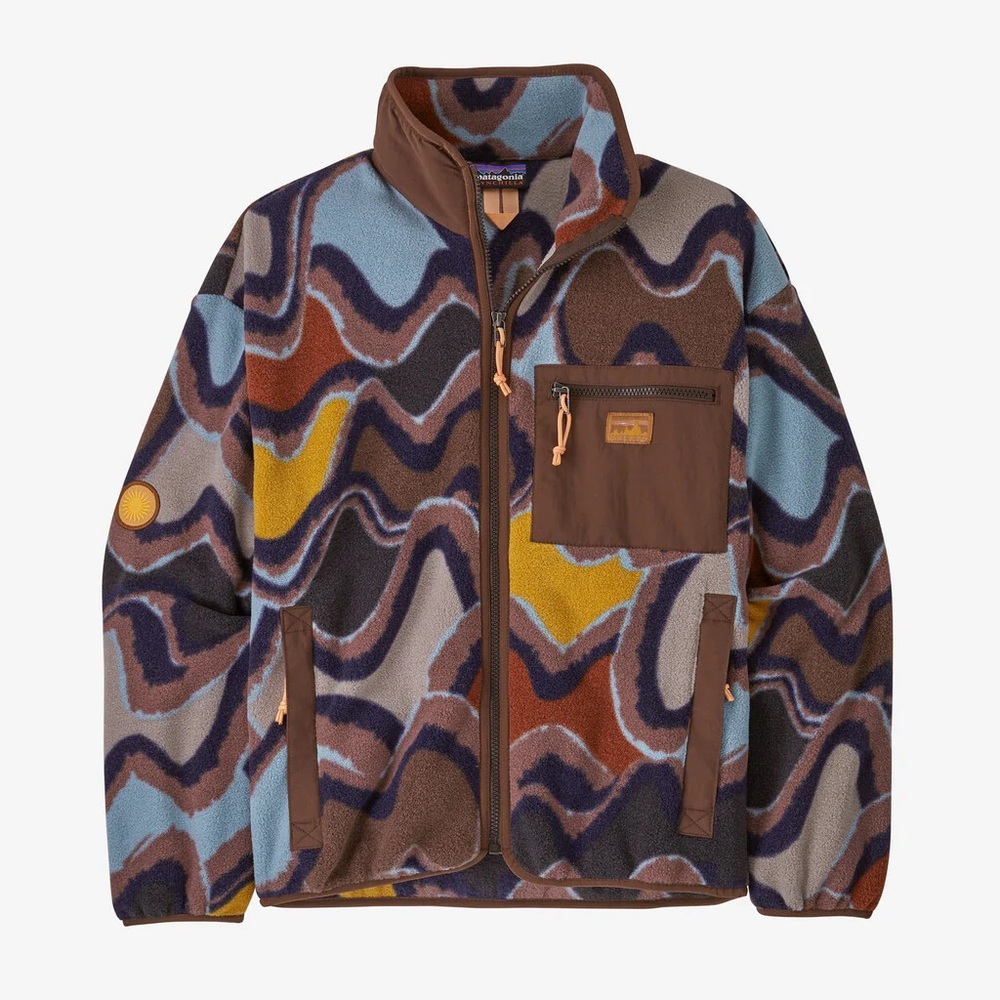 Patagonia fleece full zip Synchilla in Dulse Mauve